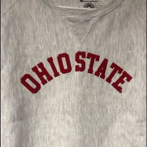Champion Tops - Ohio State Champion Reverse Weave Sweatshirt Champion Tops - Ohio State Champion Reverse Weave Sweatshirt